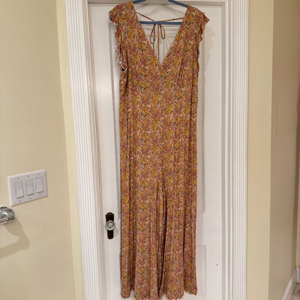 Anthropologie Matilda Paisley Jumpsuit, L